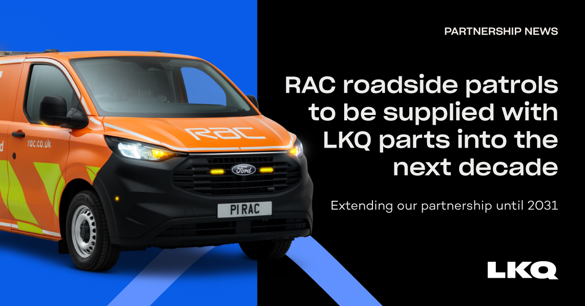 RAC van with heading