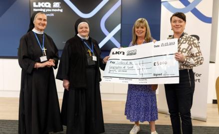 LKQ Euro Car Parts hands over latest Ukraine donation as nuns visit Tamworth HQ